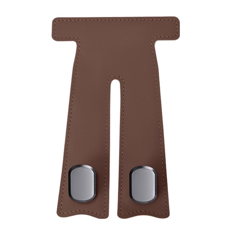 Car Glove Box Purse Hook Universal Hidden Car Hook Pu Leather Hanging Hooks Interior Seat Back Hanger Hook Accessories