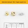 Triple Strength No-Sew Round Electroplated Magnetic Bag Buckle with Thickened Metal Pin