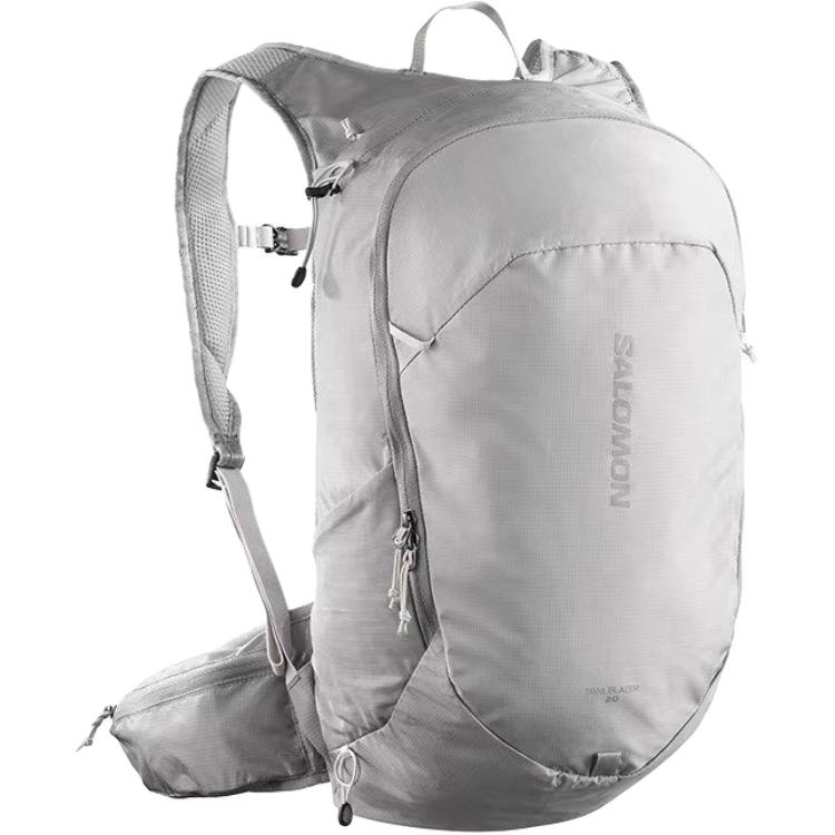 SALOMON 10L Double Shoulder Outdoor Bag Logo Letter Print Decoration Cloud Gray Unisex LC2855900