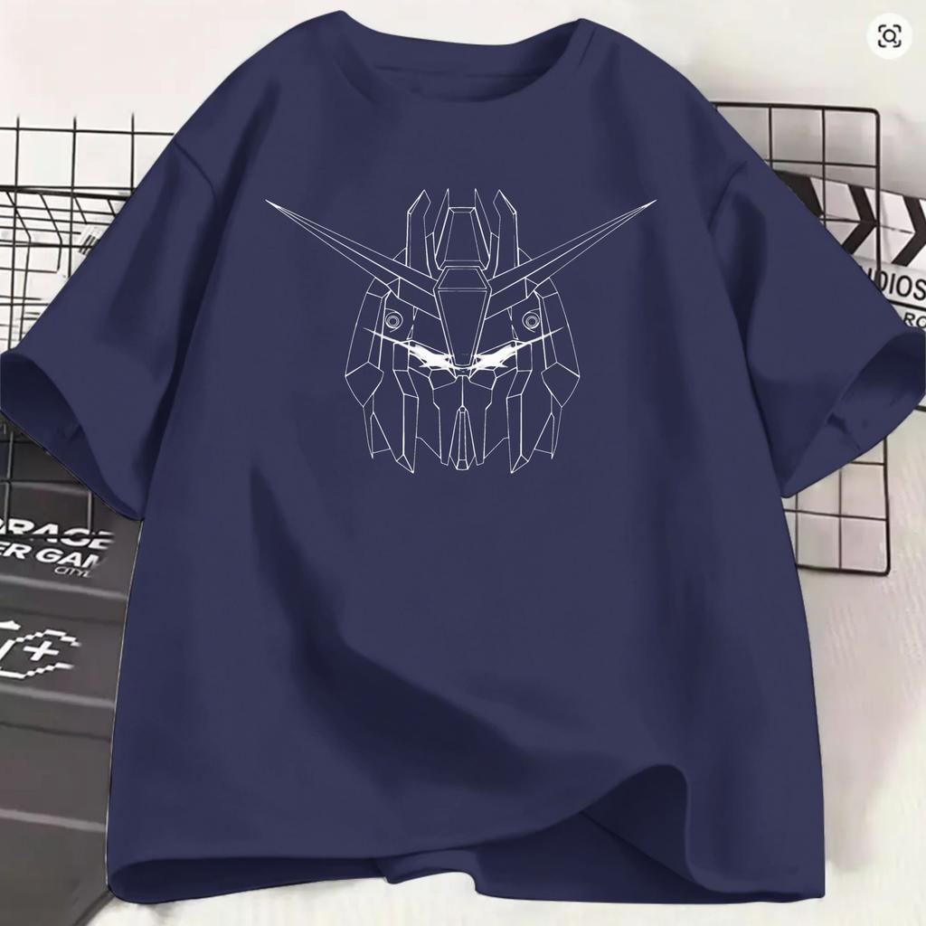 Gundam T Shirt Summer Trending TShirts Male Cotton Comfortable Oversize Clothes ShortSleeve Y2k Funny Tshirt