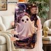 Phone Case: 2D Flat Samsung Galaxy A34 A35 M05 M06 S20 S22 S21 FE Plus 5G Protective Case, Couple Style, Wreath Ghost, Christmas and Halloween Gift