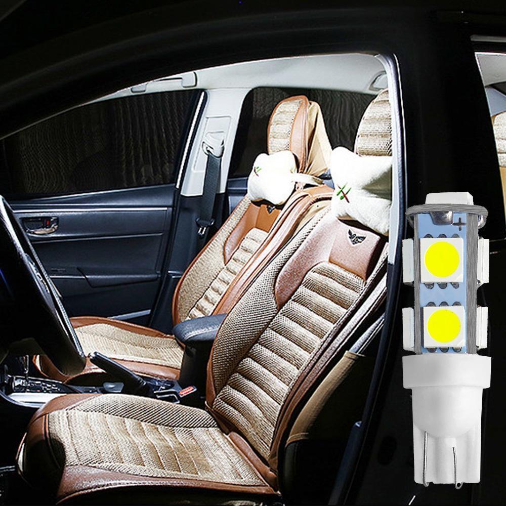 T10 W5W 5050 5SMD White Interior Lights LED Car Light Wedge Reading Lamp Bulbs Super Bright DC 12V