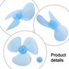 3 Leaves Fan Blade Plastic Fan Blade 8mm Diameter Central Round Hole Easy Installation Powerful Airflow For Wall Fans