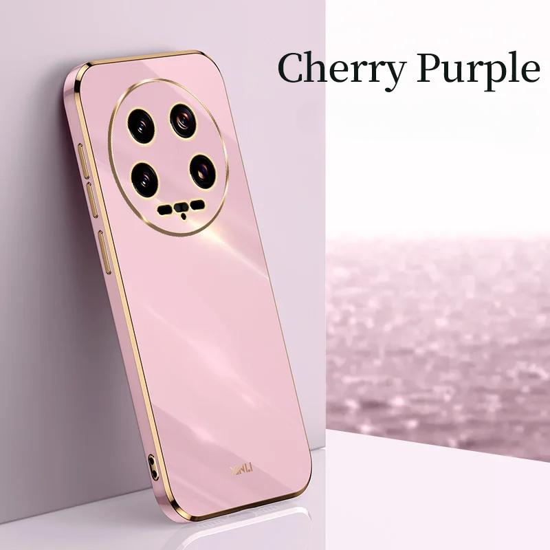 

6D плетеный мягкий чехол для телефона TPU для Xiaomi 15 Ultra с покрытием, мягкий силиконовый противоударный чехол для Xiaomi Mi 15Ultra 14 Pro 13 Xiaomi 15 Ultra фиолетовый