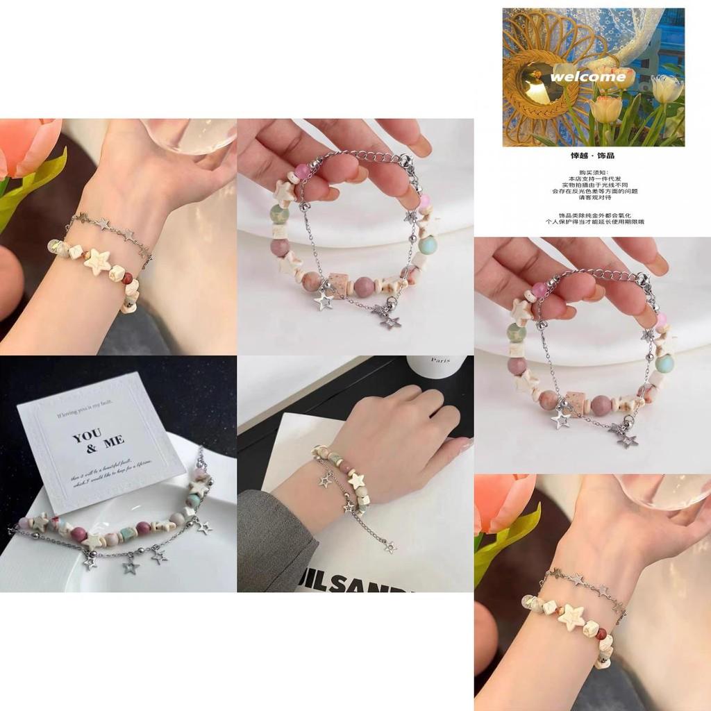 Trendy Alloy Star Bracelet For Women Unique Geometric Design Everyday Wear