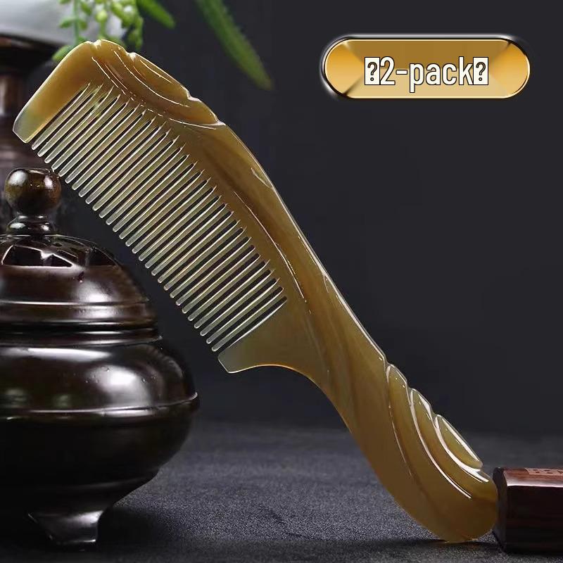 Thickened Ox Tendon Massage Comb for Long, Curly Hair - Durable and Special for Hairdressing