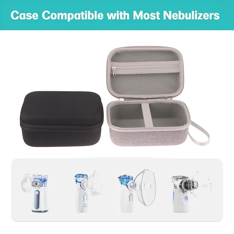 Portable Nebulizer Case Waterproof Respirator Case Medicine Bag Respirator Pouch Portable Carrying Case Medicine Pouch