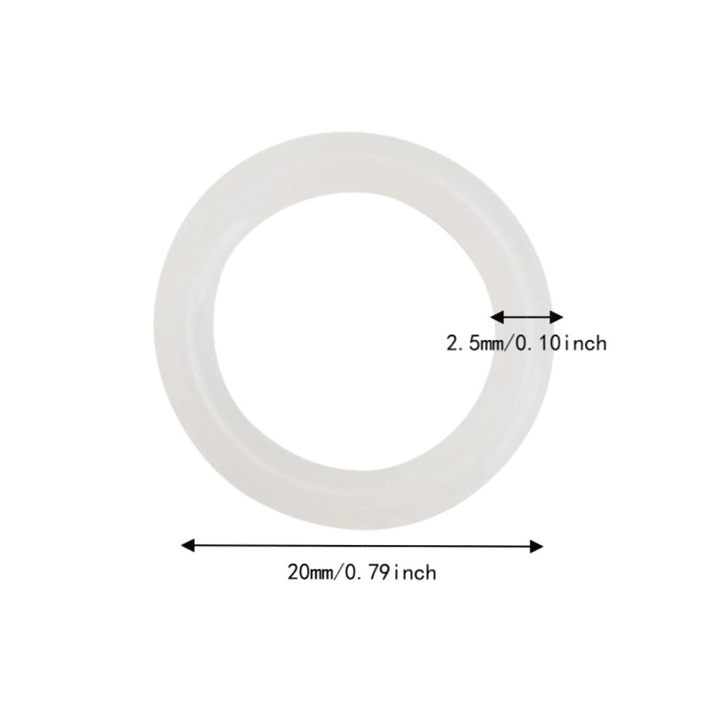 100pcs Waterproof Silicone O Ring Universal Coffee Machine Gasket Durable Sealing Washer Cafe