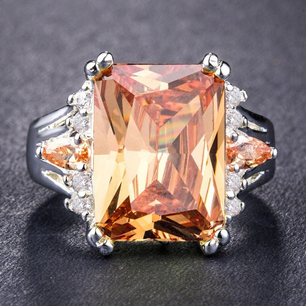Bold Colorful Gemstone Rings for Women Stylish Accessories Handmade Jewelry