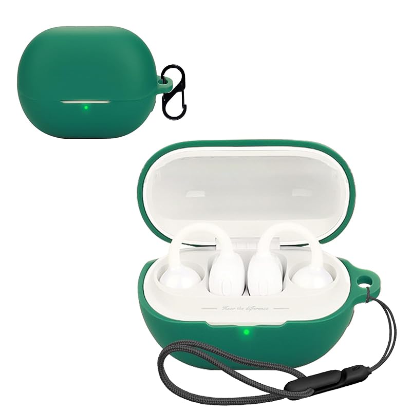

For SOUNDPEATS UU for case cover [NOUKAJU] wireless earphones silicon protective case (With carabiner + strap included) ) Fall prevention Scratch