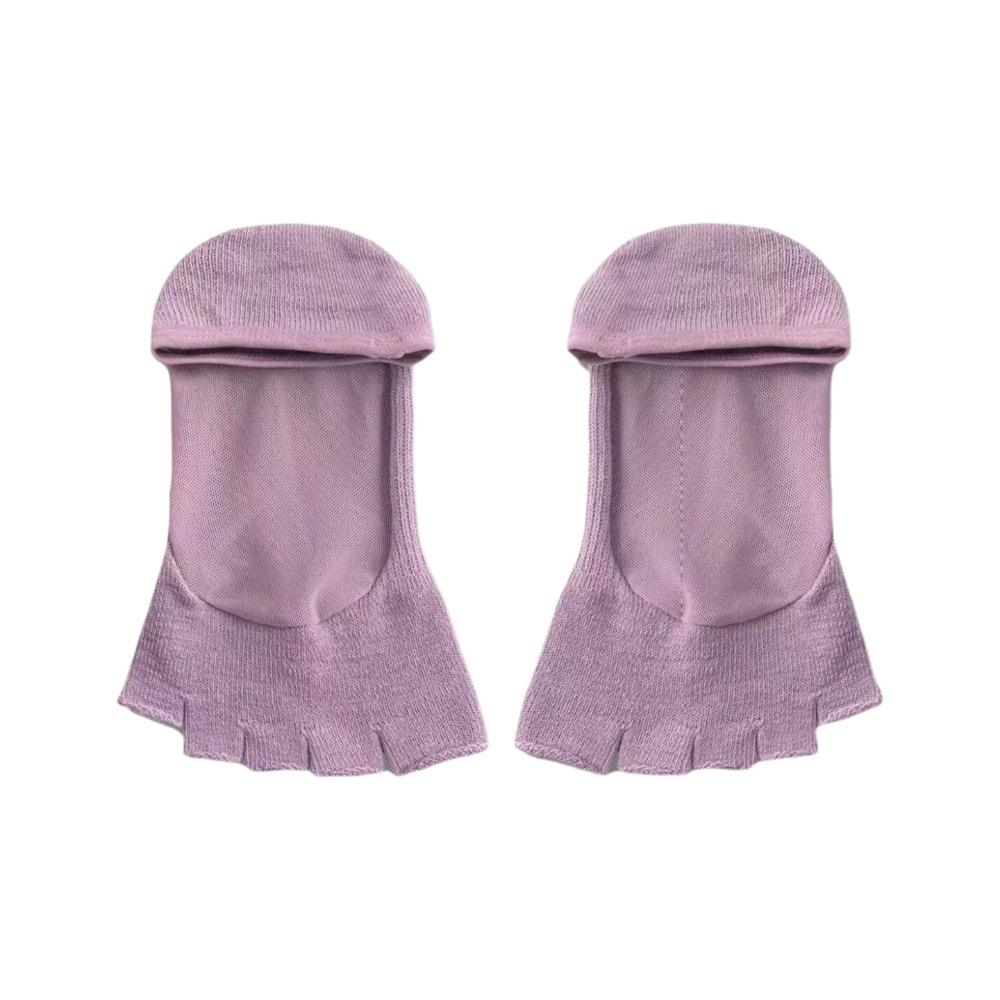 Non Slip Sole Yoga Socks Grip Socks Open Toe Socks Soft Five Toe Socks Ballet Sports