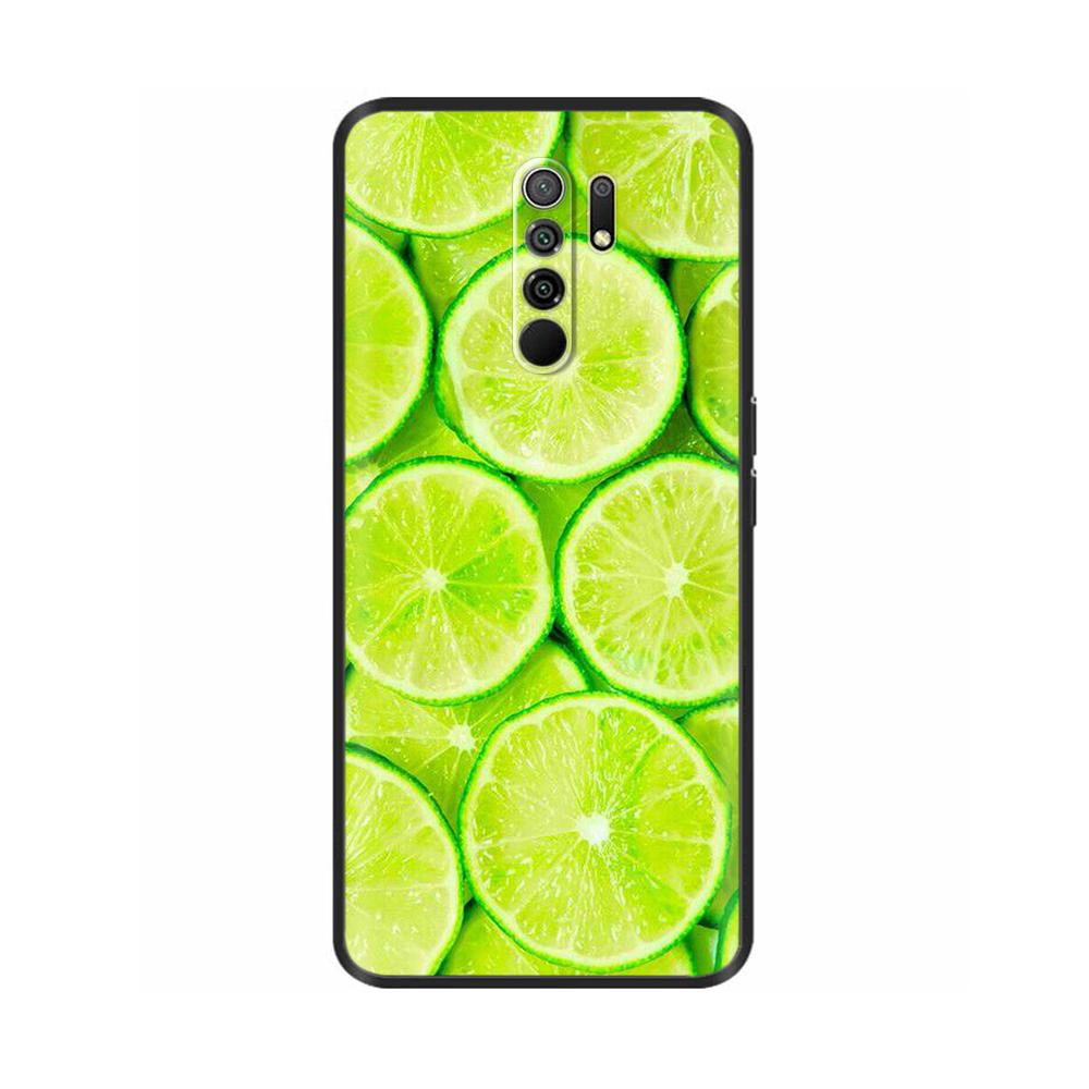 Silicon Case for Xiaomi Redmi 9 Redmi9 Case Back Cover Coque Funda Shell Soft Black TPU Cute Cartoon Phone Bag Bumper Protective