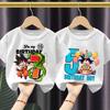 New Dragons Ball T-shirt Boy Number Birthday Clothes Fashion Goku Anime Figure Print Clothing Top Kid Summer Breathable Top Gift