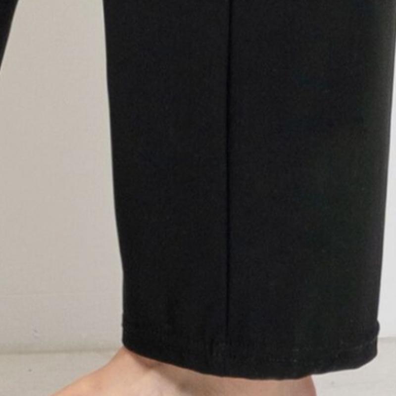 Shop Women S elaStic waiSt Semi Straight Leg pantS Wdm Wpt Gttv10