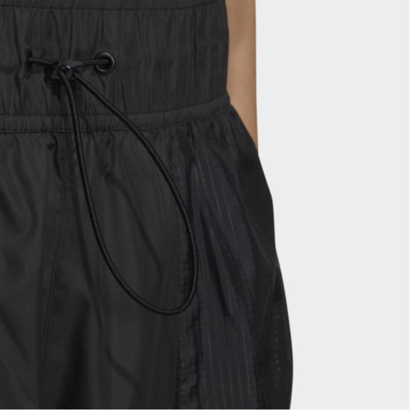 Adidas Elastic Cuff Woven Track Pants Women Bottoms Black HA3630