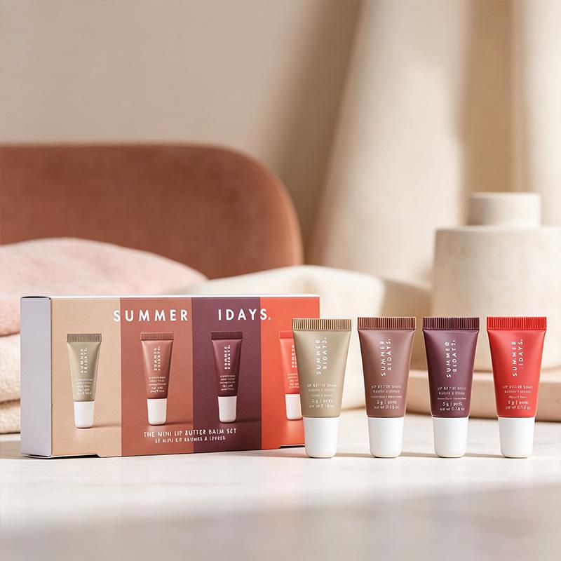 SUMMER FRIDAY Lipstick: Tinted Lip Balm, Lip Moisturizer, Lip Oil, and Lip Butter Balm.
