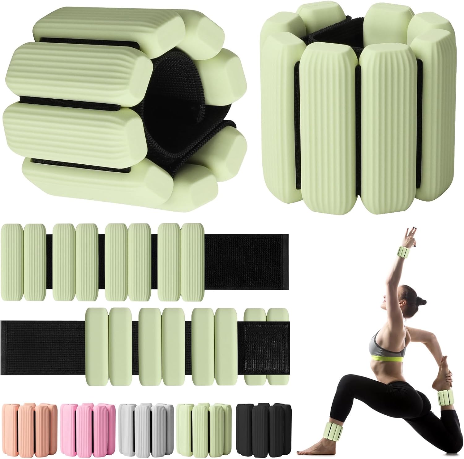 Adjustable Silicone Wrist & Ankle Weights