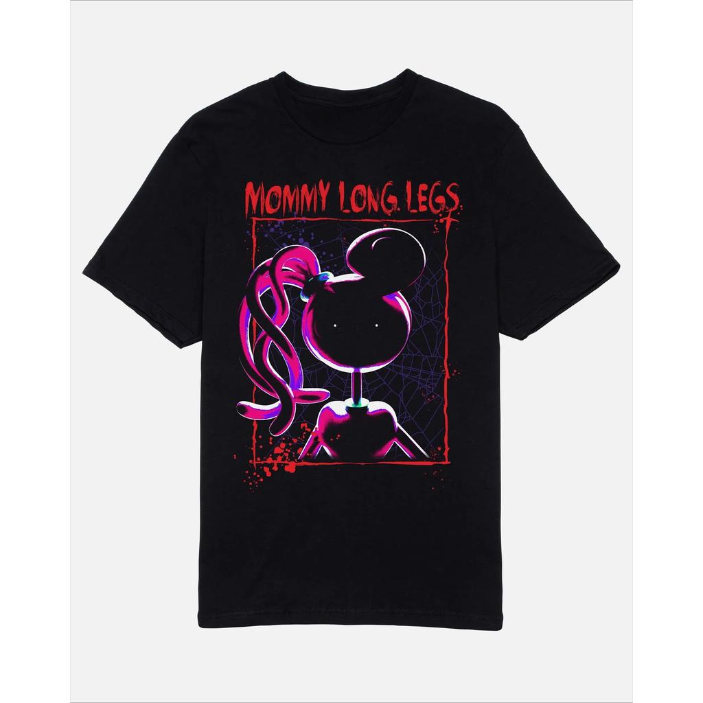 Mommy Long Legs Logo Web Tee Poppys Game Store 2026 Summer Luxury Fashion Mens Cotton Tshirt Street Y2K Cheap Clothes Unisex