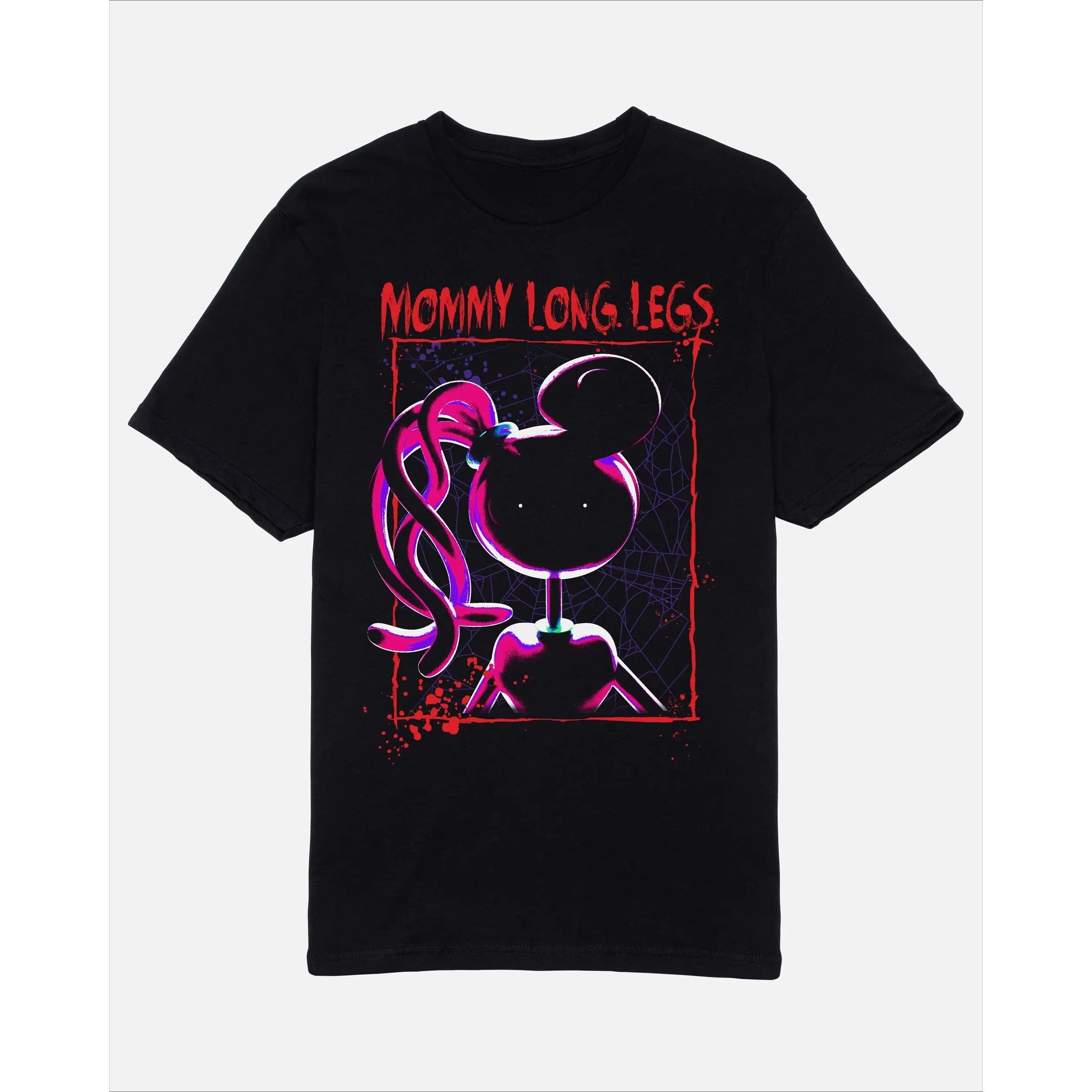 

Mommy Long Legs Logo Web Tee Poppys Game Store 2026 Summer Luxury Fashion Mens Cotton Tshirt Street Y2K Cheap Clothes Unisex L
