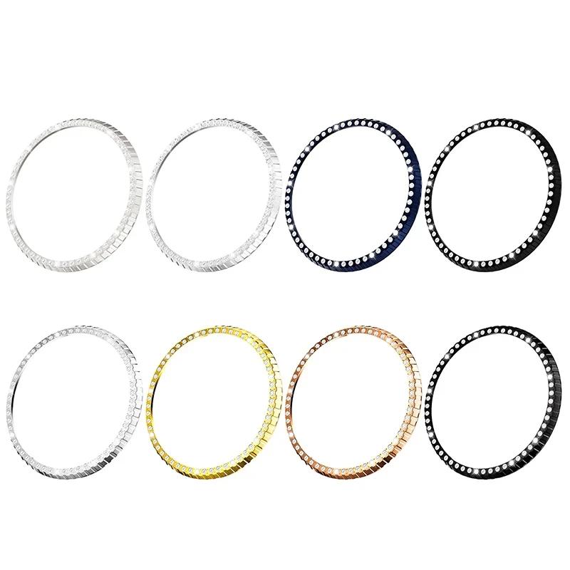 Für Samsung Galaxy Watch 8 classic 46mm Metallrahmen Lünettenring Diamantabdeckung Schutzhülle Galaxy Watch 8 Classic Schutz