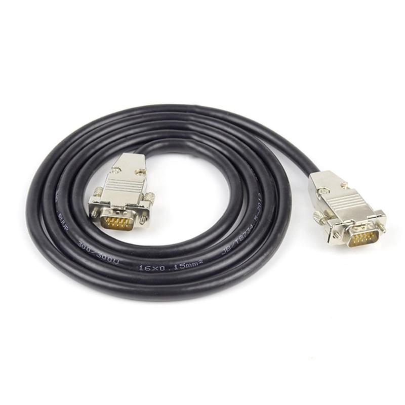 High Resolution SVGA Monitor Cable HDB15 Male/Female 150cm Double Shielded For Projectors And PC Connection