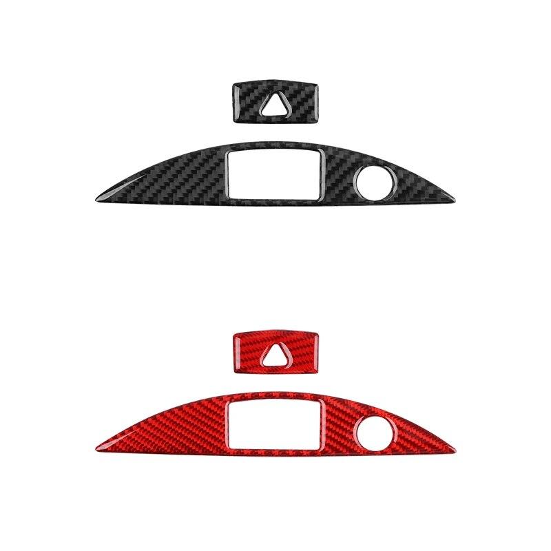 Car Emergency Light Lamp Switch Warning Button Trim Cover Panel Sticker For Mazda Mx-5 Miata Nc 2009-2015 Accessories Interior