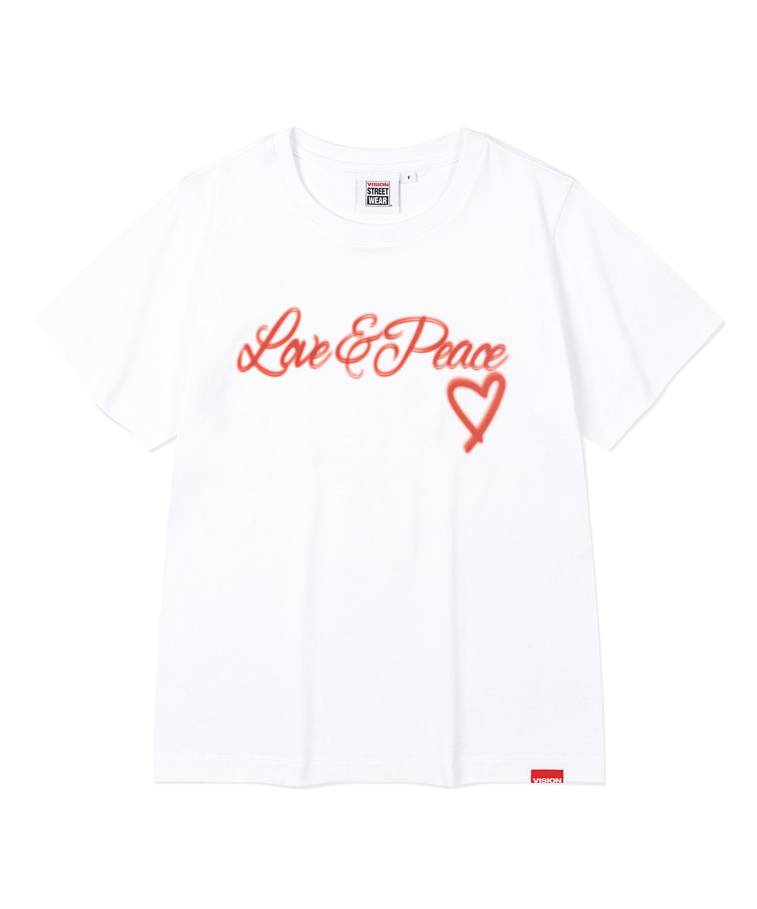 Vision Streetwear Vsw Blurry Love & Peace Ws T-Shirts White F
