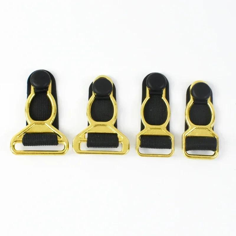 Meetee 10/30/50Pcs 10-18mm Suspender Clip Buckle Underwear Bra Strap Adjuster Clasp Stockings Garter Buckles Garment Accessory