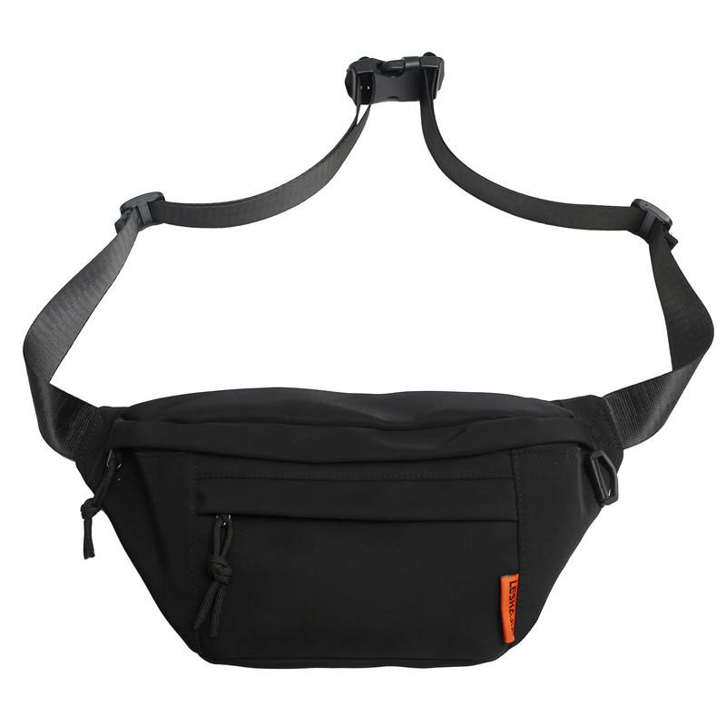 Minimalist Crossbody Bag, Couple Sports Style, Large Capacity Chest Bag, Casual Japanese Shoulder Bag, Motorcycle Trendy Cool Solid Color Backpack