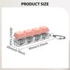 4 Button Keycap Sensory Toy Mechanical Key Keyboard Fidget Keychain for Adults Gifts