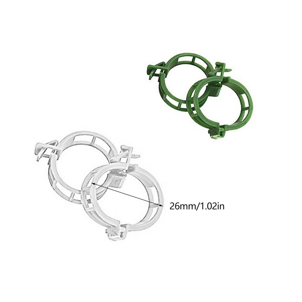 100/150/200/300/400/600Pcs Plant Support Clips Secured Plastic Plant Clip for Climbing Plants Plant Vine Fixing Clips