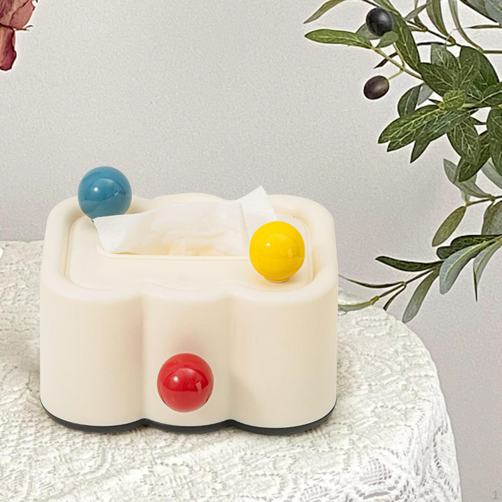 

Элегантный чехол для коробки с салфетками для использования дома и в офисе Black Bottom