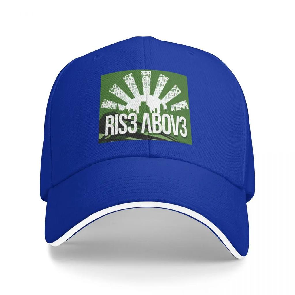 Rise Above Logo Green Baseball Cap Vintage hats for men Men Womens