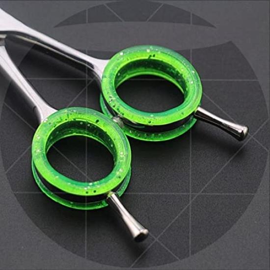 Scissor Ring Scissors Finger Hole Adjustment Ring Silicone 8 Colors 16 Pieces Set for Trimmers Thinning Scissors Professional Hair Cut Hairdressers,