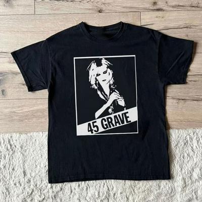 Vtg 45 Grave Girl In Concert Cotton Black All Size Unisex Tee Shirt BT182 Unisex T-Shirt