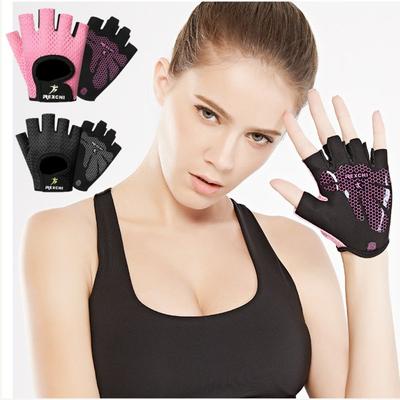 Silicone Half-Finger Gloves Sweat-Proof Gym Gloves Summer Yoga Gloves  Women Men