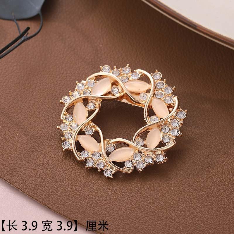 Brooch Premium Niche Accessories Versatile Creative Women's Collar Pin Diamond Anti-light Temperament Corsage