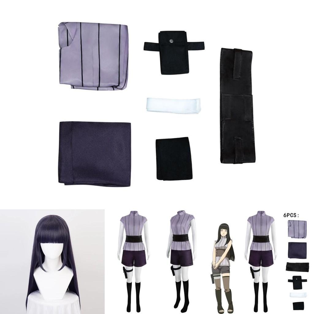 Naruto Hyuga Hinata Cosplay Costume Halloween Outfit Carnival Set Gift
