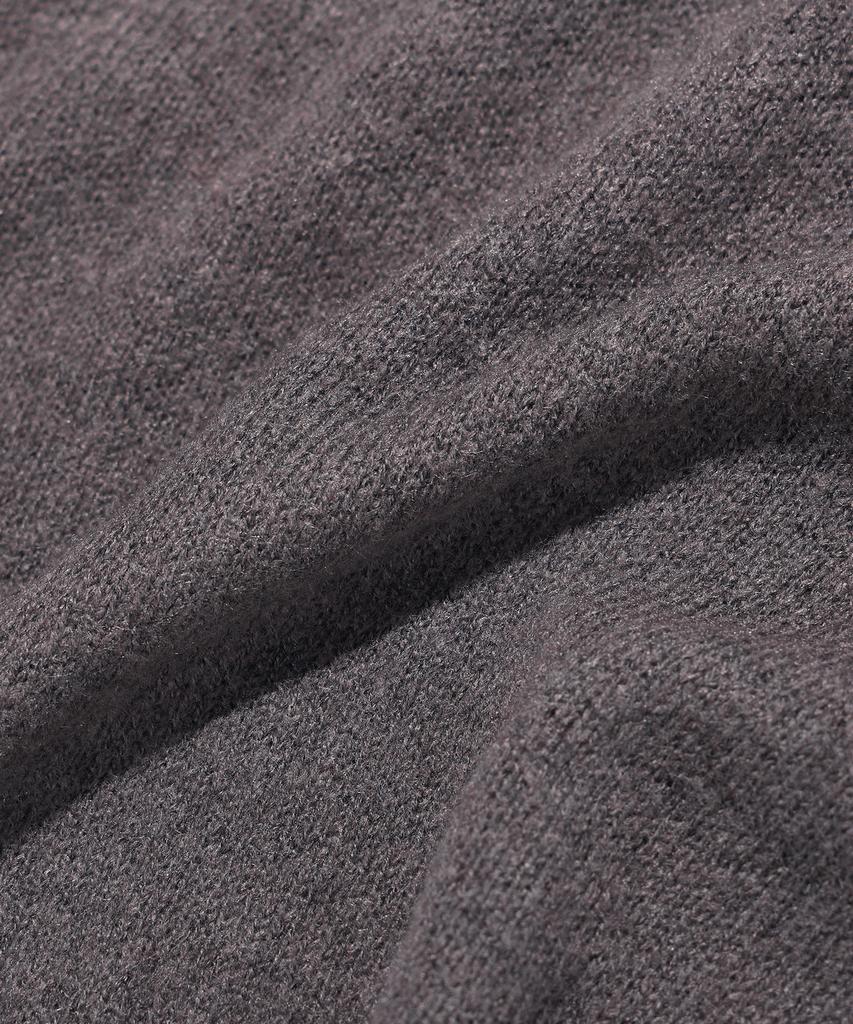 AOTT Unisex Snug Mohair Knit Brown