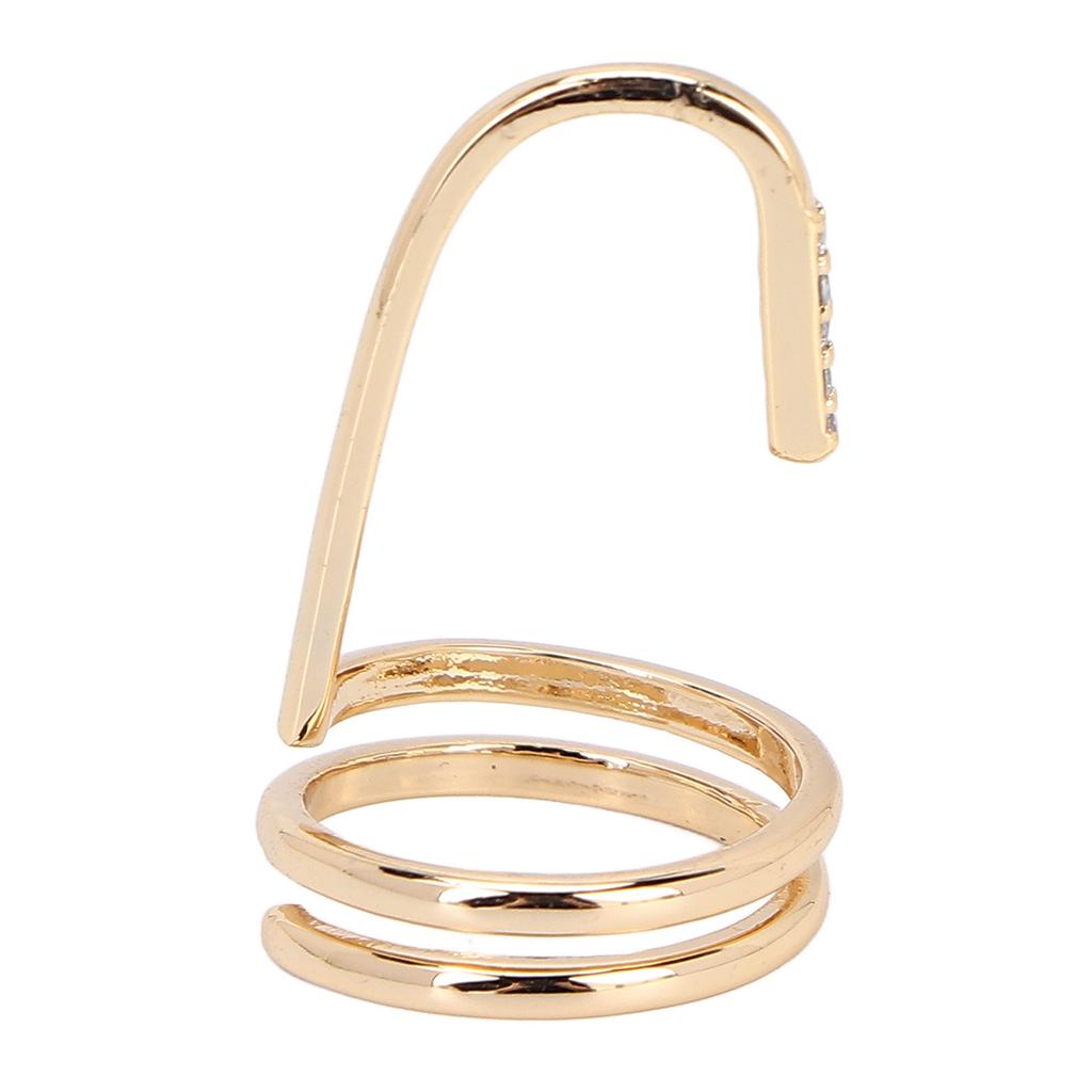 Decorative Nail Ring Fashion Fingertip Jewelry Nail Art Ring Ladies Wearing Nail Accessories