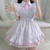 Cos black and white maid outfit cute maid soft girl dress Japanese sexy catwoman uniform set