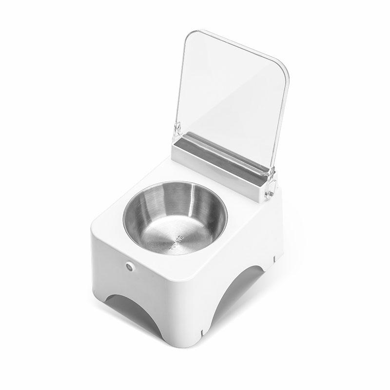 Automatic Pet Food Dispenser Feeder with Locking Cover Lid and Large Container for Small To Medium Dog and Cat