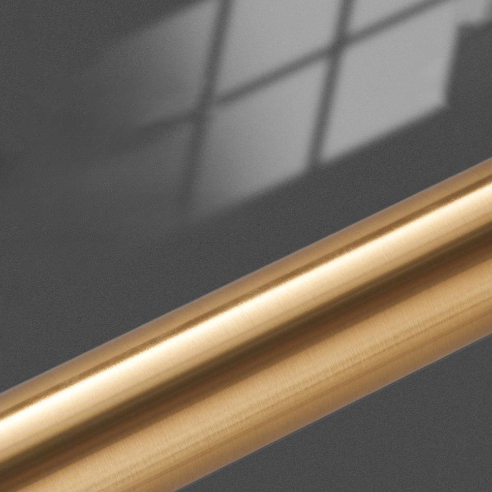 Bedroom Bedside Pendant Light, Modern Minimalist Cylindrical Minimalist Electroplated Long Line Pendant Light
