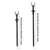 Fishing Poles Support Rack with Ground Stake Rod Holder Mount Bracket Portable Fishing Rod Stand Telescopic Poles Holder