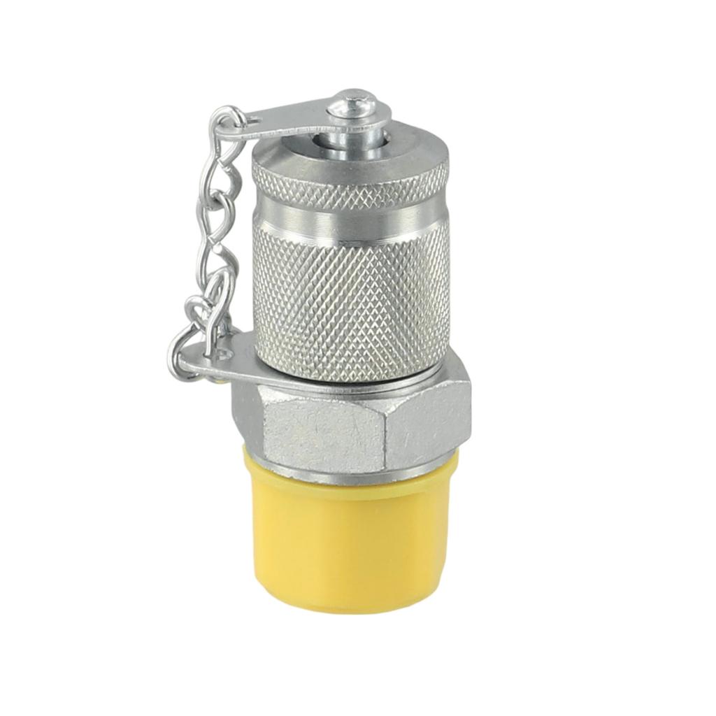 Galvanized Steel Hydraulic Adapter Burr-free Thread High Temperature Fitting M16x2 Hose Fitting Adapter Fast Rotation Design