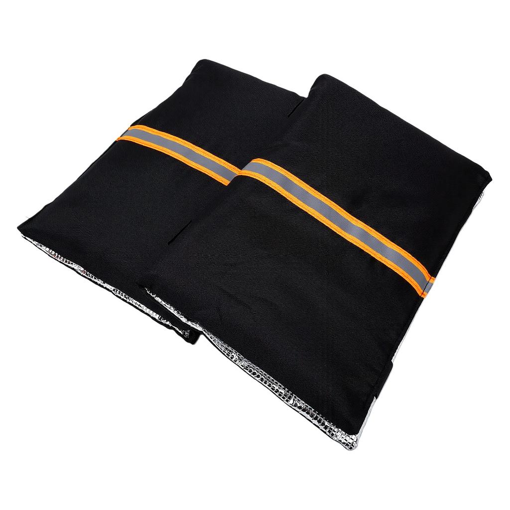 2 PCS Outdoor Faucet Covers for Winter Freeze Protection Outside Insulated Oxford Fabric Spigot Covers with Reflective