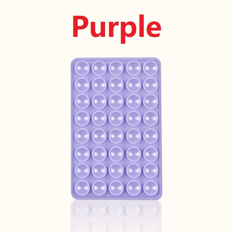 Silicone Suction Cup Phone Mount Double Sided Mobile Phone Hands-Free Strong Sucker Pad Holder Selfies Videos for iPhone Android