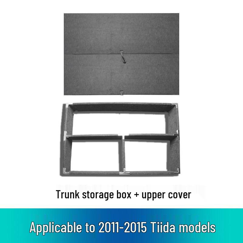 Nissan Tiida Trunk Leveling & Storage Box for Camping & Travel