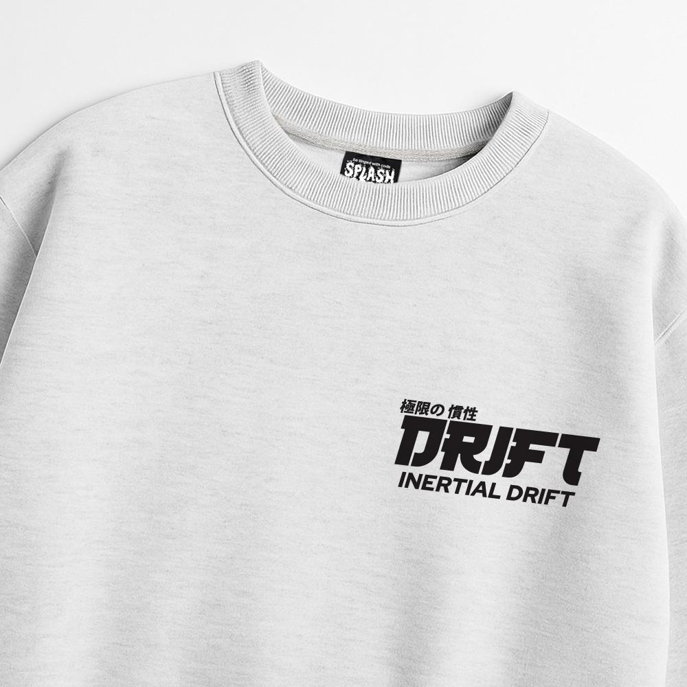 Seupeullaesikodeu Heavy Crew Neck Sweatshirt Melange White - Drift