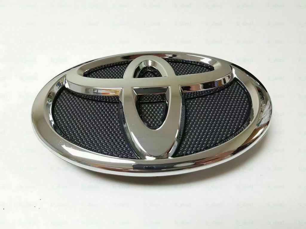 2009-2013 140MM BLACK CHROME FRONT GRILL EMBLEM BUMPER Fit for TOYOTA COROLLA CWE1